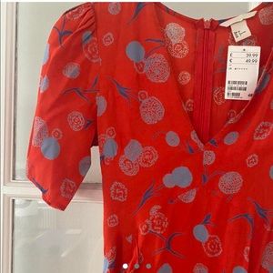 nwt h&m asymmetrical dress